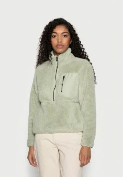ONLY Petite ONLDALINA ZIP TEDDY - Sweatshirt - Desert Sage