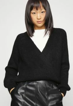 ONLY Petite ONLMIA WRAP CARDIGAN - Cardigan - Black -ONLY Petite store 9d7111fd73b5449c9ea8eead9354700c