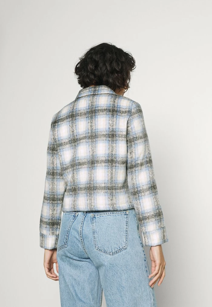ONLY Petite ONLLOU CHECK JACKET - Summer Jacket - Pumice Stone 5 ONLY Petite ONLLOU CHECK JACKET - Summer Jacket - Pumice Stone - Image 3
