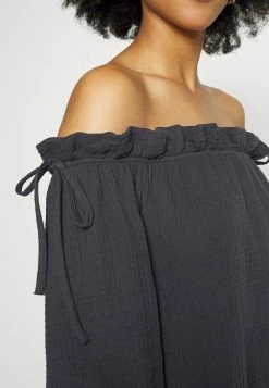 ONLY Petite ONLTILLA THYRA OFF SHOULDER DRESS - Day Dress - Phantom -ONLY Petite store a019183741d8464c96ec7ddf07a962aa