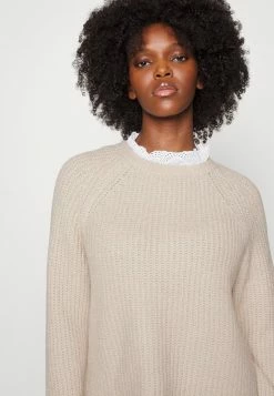 ONLY Petite ONLCIL HIGHNECK - Jumper - Pumice Stone -ONLY Petite store a02a7e04466e42b09abad51b8f32731d