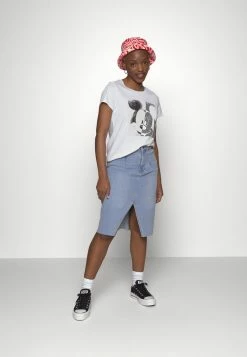 ONLY Petite ONLMICKEY SPLIT FACE - Print T-shirt - White -ONLY Petite store a059258a78244ec38b1c6ba26f24b2c4