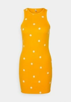 ONLY Petite ONLFENJA DRESS - Day Dress - Flame Orange