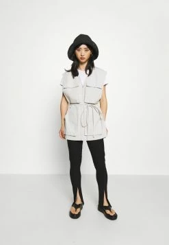 ONLY Petite ONLNELLA SLIT PANT - Trousers - Black -ONLY Petite store a2d059a4e2464f8496aa8dcfb0ab23ad