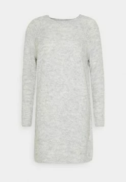 ONLY Petite ONLCAROL DRESS - Jumper Dress - Light Grey