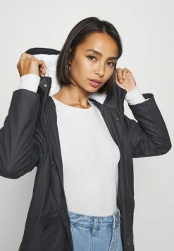 ONLY Petite ONLSALLY RAINCOAT - Waterproof Jacket - Night Sky/white -ONLY Petite store a302490f4ad84b8eb85ec8475dc1ec84