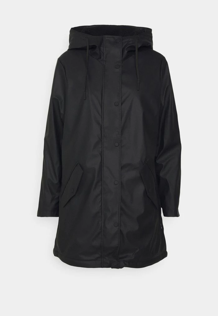 ONLY Petite ONLSALLY RAINCOAT - Waterproof Jacket - Black 7 ONLY Petite ONLSALLY RAINCOAT - Waterproof Jacket - Black - Image 5