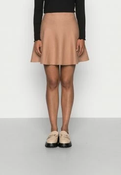 ONLY Petite ONLNEW DALLAS SKIRT - Mini Skirt - Burro Melange