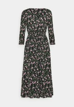 ONLY Petite ONLPELLA DRESS - Day Dress - Black/flowering Vines -ONLY Petite store a48c3cab4152475f9323c3e53fbcdc22