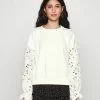 ONLY Petite ONLWANTED SLEEVE - Sweatshirt - Cloud Dancer