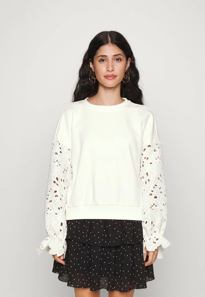 ONLY Petite ONLWANTED SLEEVE - Sweatshirt - Cloud Dancer 3 ONLY Petite ONLWANTED SLEEVE - Sweatshirt - Cloud Dancer