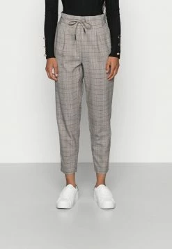 ONLY Petite ONLPOPTRASH EASY THINK - Chinos - Blackdark Grey/cloud Dancer