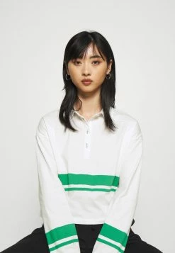 ONLY Petite ONLLIMA - Polo Shirt - White/green -ONLY Petite store a77cb141264643eea5fac90c0890fc8f