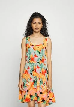 ONLY Petite ONLNOVA LUX SARA DRESS - Day Dress - Sun Orange -ONLY Petite store a79581a7aa264e4bb378410119d4ab5a