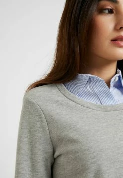 ONLY Petite ONLFFALLY O-NECK - Sweatshirt - Medium Grey Melange -ONLY Petite store a80bb4b520d84a0dba8dab6ebbc736c8