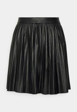 ONLY Petite ONLFIE PLEAT SKIRT - Mini Skirt - Black -ONLY Petite store a81d555aad34482d9c4eba7812f1a050