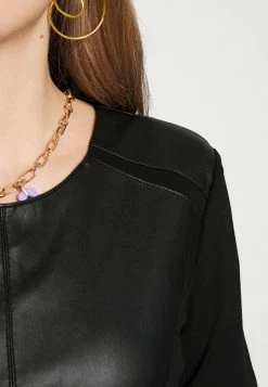 ONLY Petite ONLJULIE MIX DRESS - Day Dress - Black -ONLY Petite store a8783ca821e347d2a222a86cd0413a7e