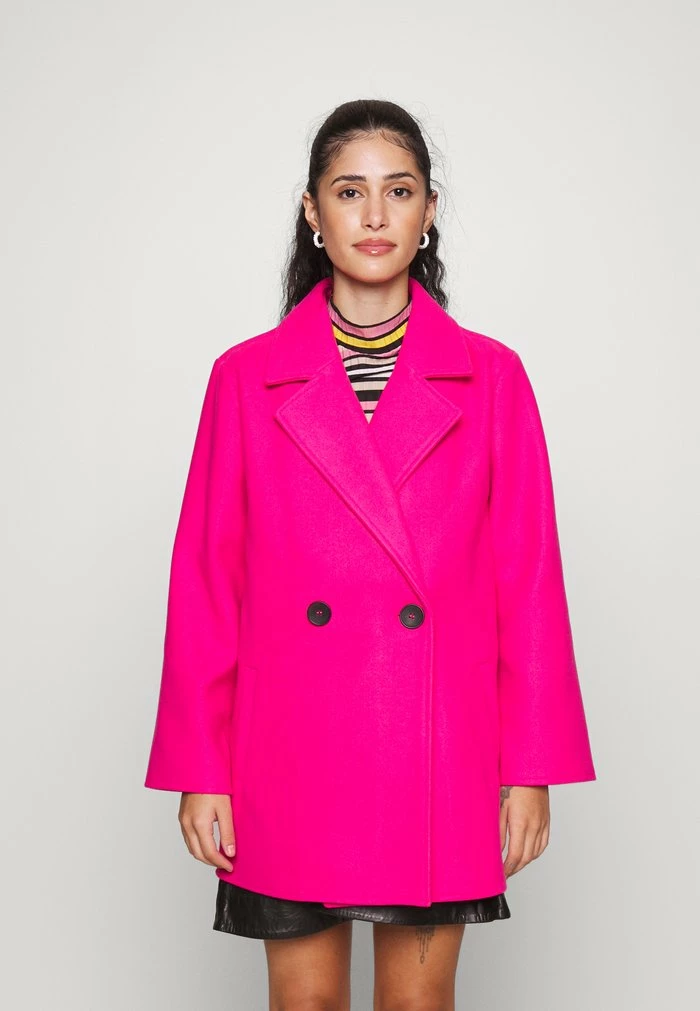 ONLY Petite ONLWEMBLEY LOOSE JACKET - Short Coat - Fuchsia 3 ONLY Petite ONLWEMBLEY LOOSE JACKET - Short Coat - Fuchsia