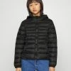 ONLY Petite ONLTAHOE HOOD JACKET - Light Jacket - Black -ONLY Petite store a9ebeeae6a404aa590f93452ed6baf78