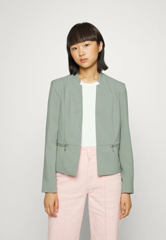 ONLY Petite ONLMADDY KOMA SHORT ZIP - Blazer - Sea Spray 3 ONLY Petite ONLMADDY KOMA SHORT ZIP - Blazer - Sea Spray