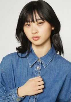 ONLY Petite ONLASPEN LIFE - Button-down Blouse - Medium Blue Denim 11 ONLY Petite ONLASPEN LIFE - Button-down Blouse - Medium Blue Denim -ONLY Petite store ab313d597c2c4cdeb34f456a78f4940d