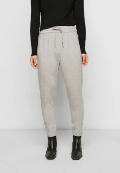 ONLY Petite ONLPOPTRASH EASY - Trousers - Light Grey Melange