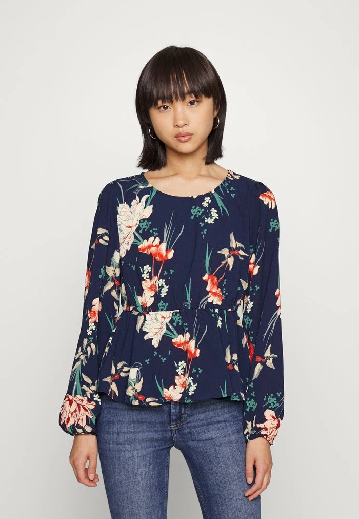 ONLY Petite ONLNOVA LUX METTE - Blouse - Night Sky 3 ONLY Petite ONLNOVA LUX METTE - Blouse - Night Sky