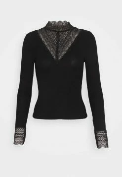 ONLY Petite ONLTILDE HIGHNECK - Long Sleeved Top - Black