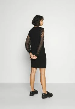 ONLY Petite ONLVIKTORIA DRESS - Jumper Dress - Black -ONLY Petite store ace0cff33774411a9def865794e9fb8f