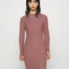 ONLY Petite ONLEMMA HIGH NECK DRESS - Shift Dress - Rose Brown 2 ONLY Petite ONLEMMA HIGH NECK DRESS - Shift Dress - Rose Brown -ONLY Petite store af09f7ff08844df5b3ac6376ede17f4e