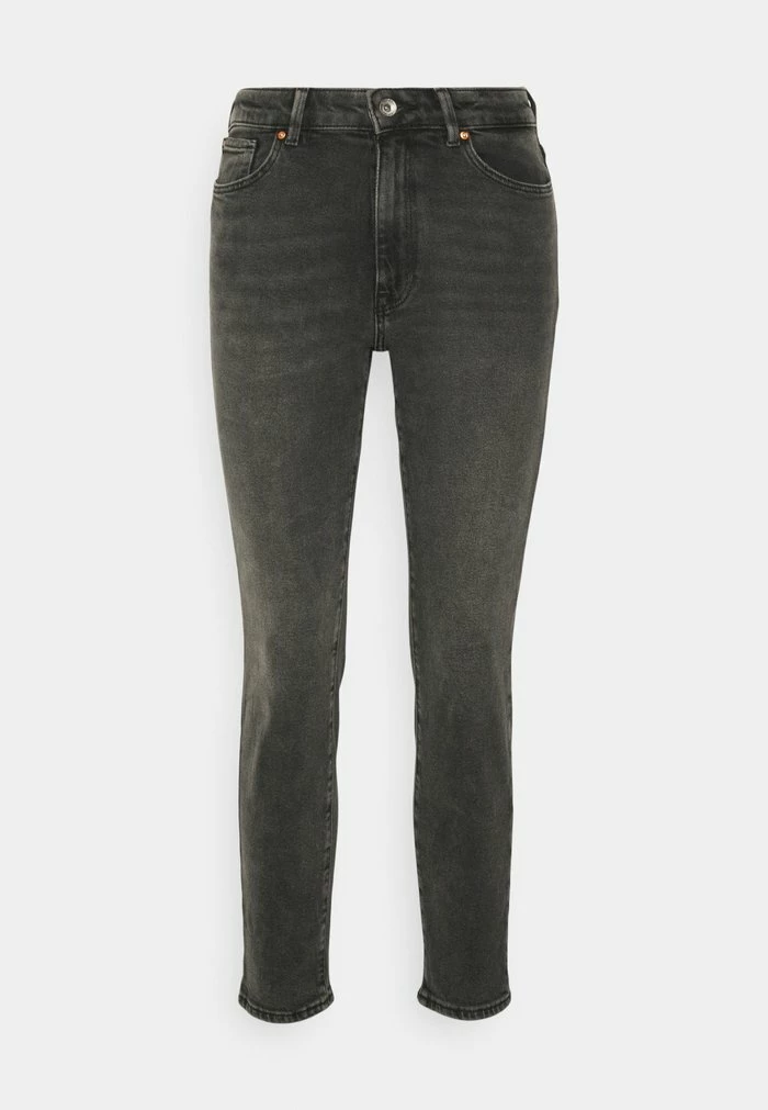 ONLY Petite ONLEMILY - Straight Leg Jeans - Dark Grey Denim 6 ONLY Petite ONLEMILY - Straight Leg Jeans - Dark Grey Denim - Image 4