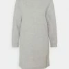 ONLY Petite ONLDREAMER LIFE CREW NECK DRESS - Day Dress - Light Grey Melange -ONLY Petite store b0a40f3aa8664f4aa9922b8e08450df0