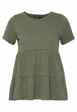 ONLY Petite ONLAYCA PEPLUM - Basic T-shirt - Kalamata -ONLY Petite store b0cad07ad3fe4104995e59dc74fcb613