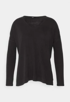 ONLY Petite ONLAMALIA V NECK - Jumper - Black -ONLY Petite store b158028efbe5495aa75880ea34b85879