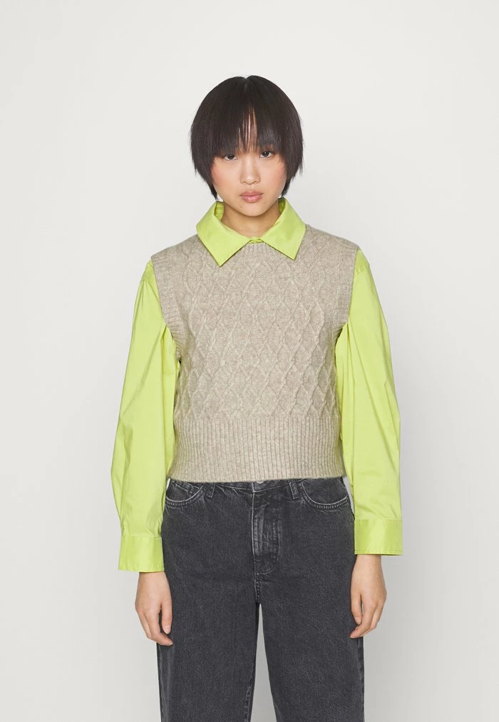ONLY Petite ONLMACADAMIA - Jumper - Mottled Beige 3 ONLY Petite ONLMACADAMIA - Jumper - Mottled Beige