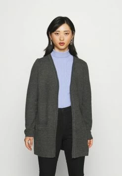 ONLY Petite ONLKATIA CARDIGAN - Cardigan - Dark Grey Melange