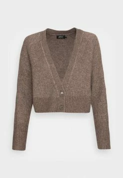 ONLY Petite ONLMACADAMIA CARDIGAN - Cardigan - Taupe/gray Melange -ONLY Petite store b2a21ceb1e4e47a3a953d46623ea740c