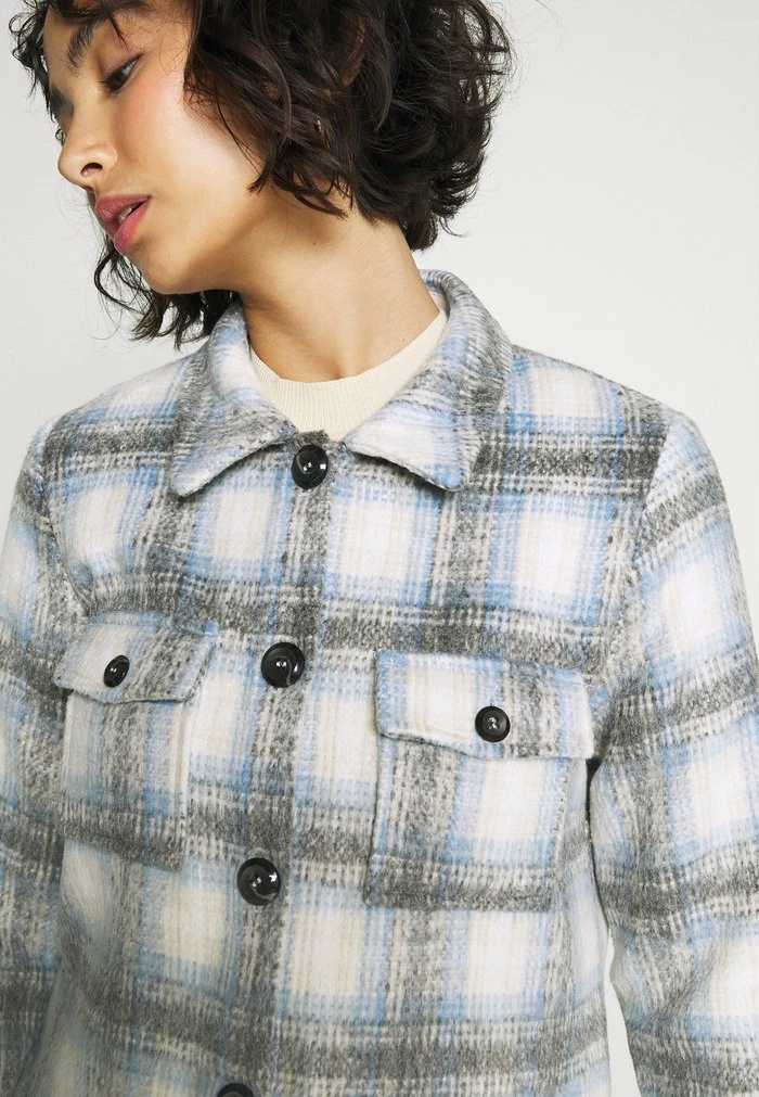 ONLY Petite ONLLOU CHECK JACKET - Summer Jacket - Pumice Stone 8 ONLY Petite ONLLOU CHECK JACKET - Summer Jacket - Pumice Stone - Image 6