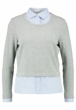 ONLY Petite ONLFFALLY O-NECK - Sweatshirt - Medium Grey Melange -ONLY Petite store b3cc56b490c449a0a17a2e8de69315b8