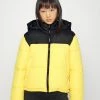 ONLY Petite ONLSANDRA SHORT JACKET - Winter Jacket - Black/yellow