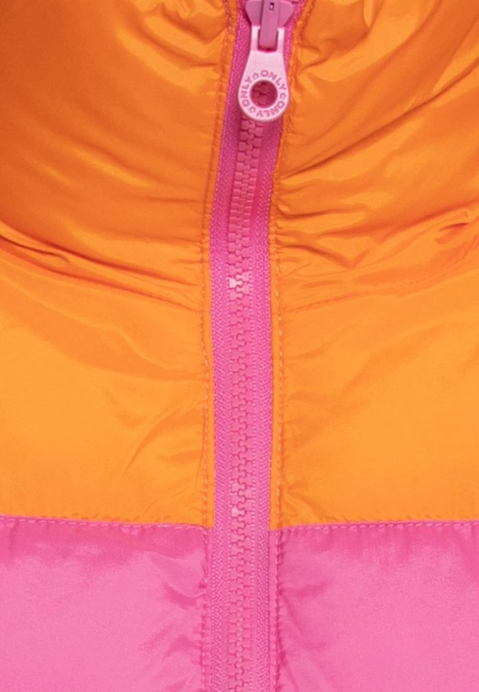 ONLY Petite ONLRICKY WAISTCOAT BLOK - Waistcoat - Persimmon Orange/strawberry Moon 6 ONLY Petite ONLRICKY WAISTCOAT BLOK - Waistcoat - Persimmon Orange/strawberry Moon - Image 4