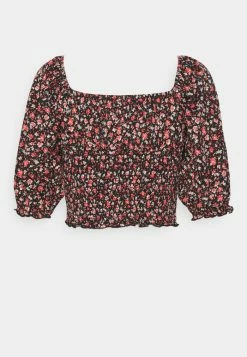 ONLY Petite ONLPELLA SMOCK - Print T-shirt - Black Rose Ditsy -ONLY Petite store b707173e4f994c8596368d8cc4d9d19b