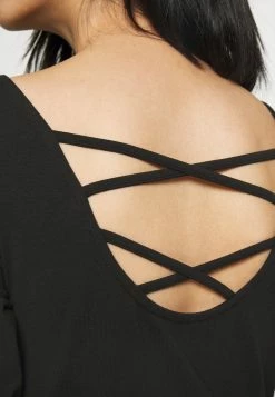 ONLY Petite ONLLIVE LOVE - Long Sleeved Top - Black -ONLY Petite store b71371d72de74e0d93983ea0084c1e07