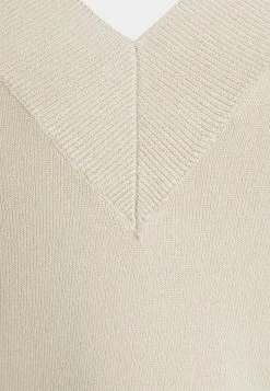 ONLY Petite ONLLILLIES VNECK - Jumper - Pumice Stone -ONLY Petite store b7335d00e5ca4bceb73986cfa0d8483b