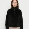 ONLY Petite ONLJINA HALF ZIP - Fleece Jumper - Black -ONLY Petite store b759f5c20db948bb90a4ef4b5b0b17b4