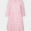 ONLY Petite ONLCHICAGO CHECK DRESS - Shirt Dress - Parfait Pink/pink -ONLY Petite store b7b74fb006cd41d1986f840d146198c8
