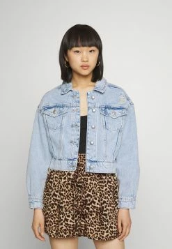 ONLY Petite ONLMALIBU LIFE JACKET - Denim Jacket - Light Blue Denim