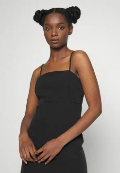 ONLY Petite ONLTORI ABBA SLIM SLIT DRESS - Cocktail Dress / Party Dress - Black -ONLY Petite store ba2d933d067f42ae885696fd583494ff