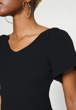 ONLY Petite ONLLEELO BACK - Basic T-shirt - Black -ONLY Petite store bbf302c8e4854d2e968ad4e6c04dbe6a