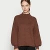 ONLY Petite ONLCARI LIFE HIGHNECK - Jumper - Roasted Russet -ONLY Petite store bd03606bab274d7794878abe5fff3402
